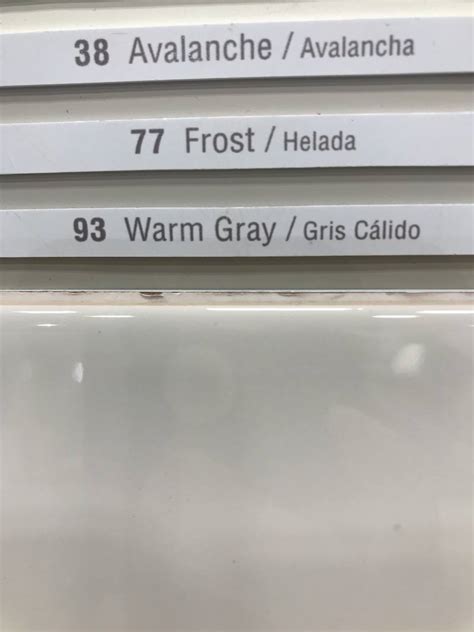 Mapei Frost Vs Warm Gray