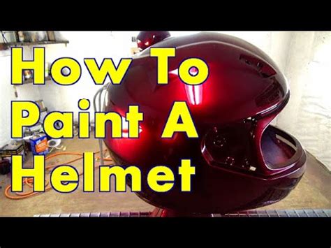 Painting a speedflex football helmet a different color. How To Paint A Helmet Step By Step / ALLKANDY WET WET PLUS ...