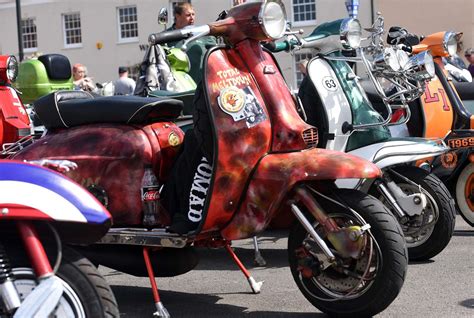 Crowds Get Into Gear For Mods And Rockers Event In Kings Lynn