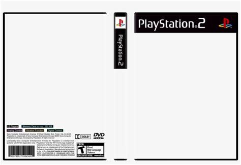 Ps3 Spine Png Vector Free Download - Ps2 Games Cover Template