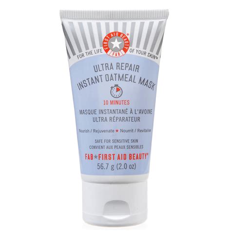 First aid beauty is on a rescue mission to solve your skin challenges and help. First Aid Beauty Ultra Repair Instant Oatmeal Mask (56.7g ...