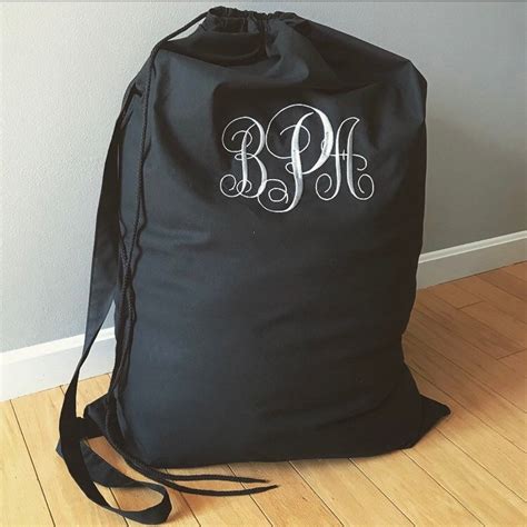 Personalized Laundry Bag Monogrammed Laundry Bag Etsy