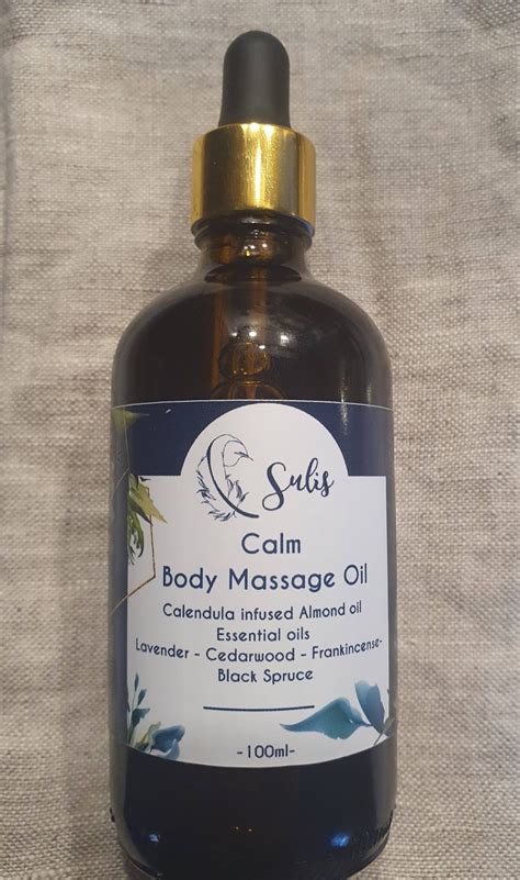 Calm Body Massage Oil 100ml Sulis Aromatherapy
