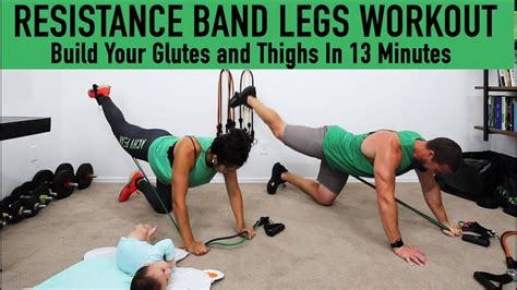 Resistance Band Leg Workout Home Workout With Bands Youtube