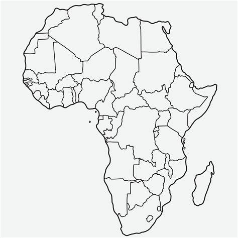 Dibujo A Mano Alzada Del Mapa De áfrica 5353670 Vector En Vecteezy