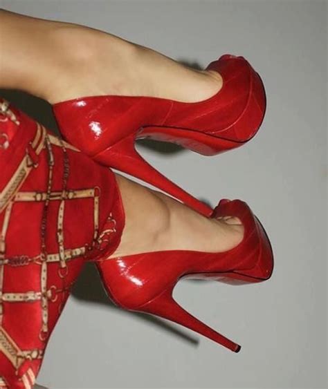 Lady In Red High Heels For Prom Prom Heels Hot High Heels Nice Heels Sparkly Heels Strappy