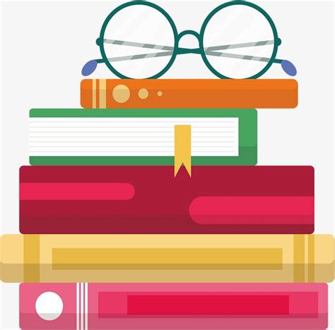 Stacked Books Png Image A Stack Of Books Vector Png Book Book Pile