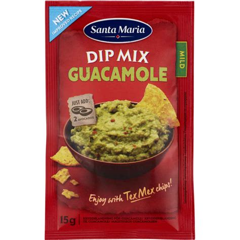 Guacamole Dip Mix 15g Santa Maria Menyno
