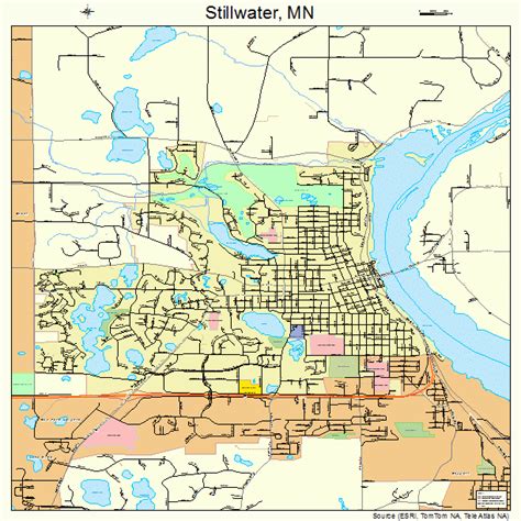 Find helpful information for tourism, weddings, and events year round on discoverstillwater.com's homepage. Stillwater Minnesota Street Map 2762824