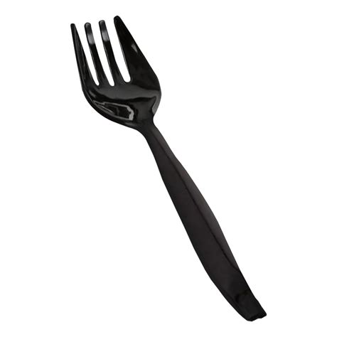 Plastic Forks Black Disposable Serving Forks Kaya Collection The