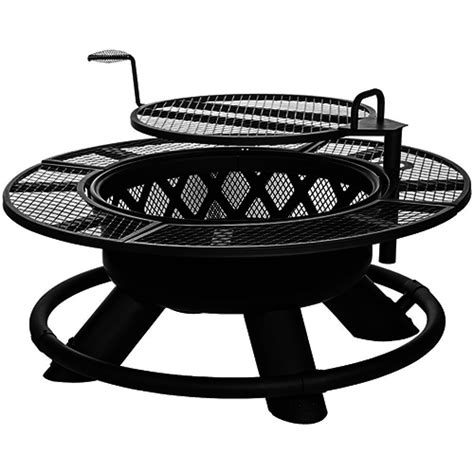 Tall gas fire pit cover weber furniture protection covers brazier outdoor furniture equipment bedroom furnitur dity outdoor couch furniture set patio decor garden green swing cover case furniture small table. Bighorn Ranch Fire Pit with Grilling Plate | Fire pit ...