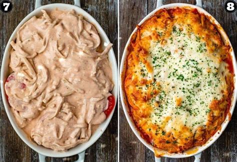In a stockpot, combine the tomatoes, tomato sauce, water, onions, peppers, garlic, parsley, seasoning mixtures, sugar and bay leaves. Paula Deen's Meatball Pasta Casserole : How to Make it...