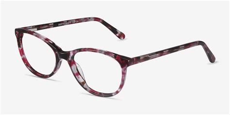 Depth Cat Eye Floral Glasses For Women Eyebuydirect Canada