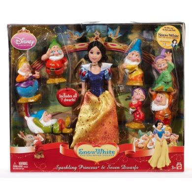 Disney Princess Snow White And The Seven Dwarfs Gift Set By Mattel