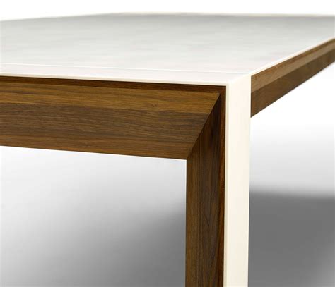 Do you think korean top dining table appears nice? Corian & Walnut Extending Dining Table | Wharfside