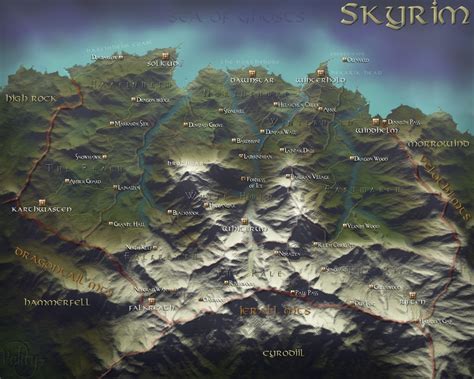 High Resolution Skyrim Maps Gamingreality