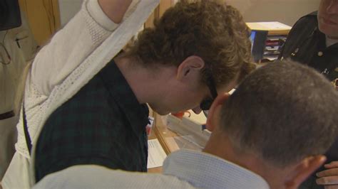 mother shields brock turner as he registers as sex offender in greene county ohio necn