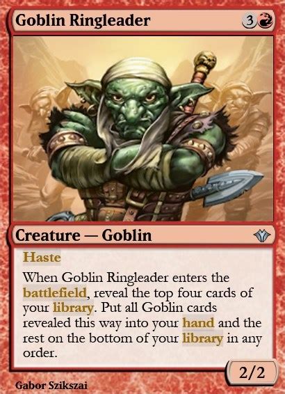 Vraska (ddm) born of the gods (bng) commander 2013 (c13) theros (ths) duel. Goblin Ringleader (MTG Card)