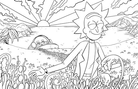 Rick And Morty The Official Coloring Book Book By Insight Editions