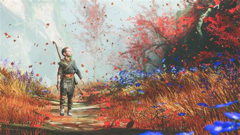 God Of War 4 Atreus Hd Games 4k Wallpapers Images