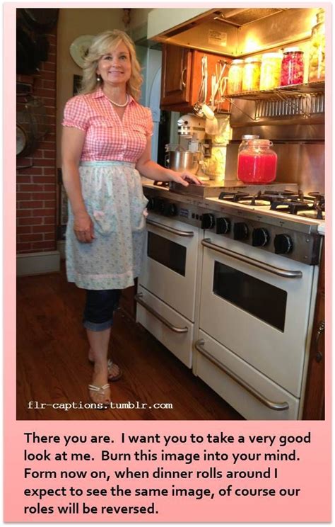 House Husband Captions There You Are I Want You To Take A Housewife Dress Womens Aprons