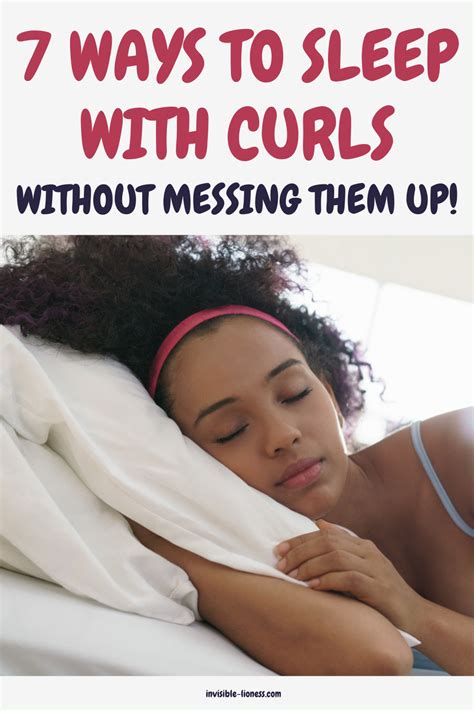 Keep it out of the shower drain by putting all the hair that sheds. How to sleep with curls and not ruin them: 7 ways | Curly ...