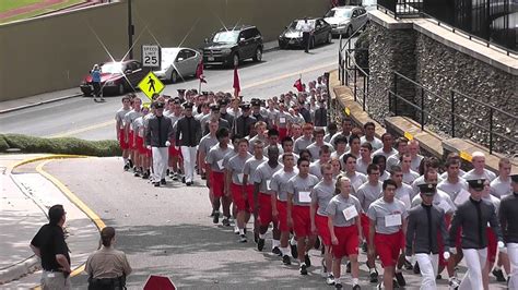 Vmi Matriculation 20153 March To Barracks Youtube