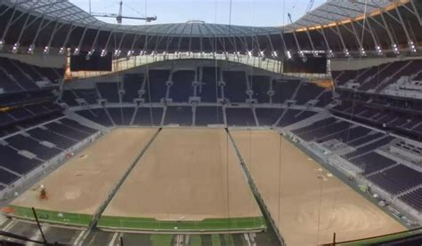 Tottenham Hotspur New Stadium Update Work Moving Along With Pitch To