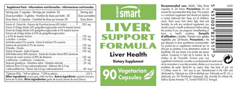 Liver Support Formula Improved Supplement For Liver Health Multiple