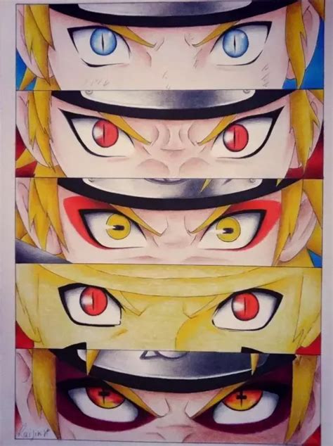 What Are All Of Narutos Eyes Evolutions Quora