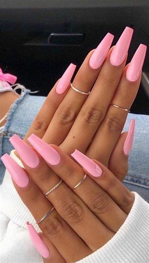 Pretty Acrylic Coffin Nails Design You Need To Try Fashionnita Acrylicnails Long Acrylic