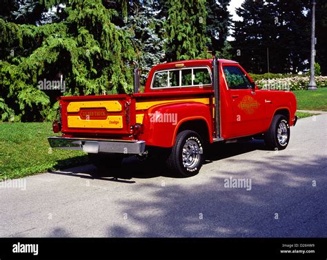 1979 Dodge Lil Red Express Pick Up Truck Stock Photo Alamy