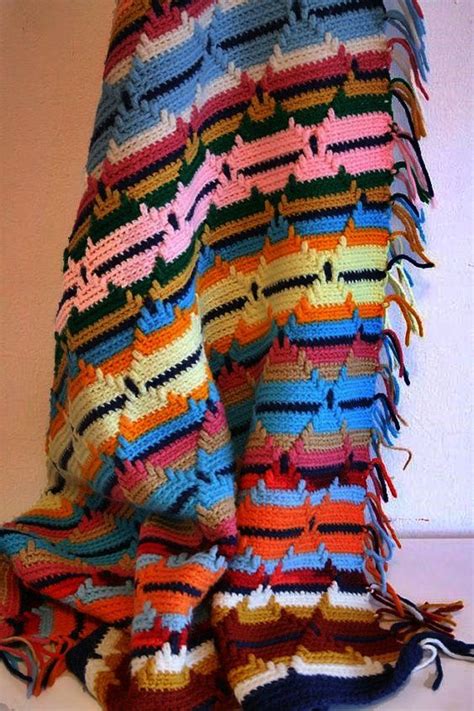 Crochet Navajo Indian Diamond Patterns Crochet Throw