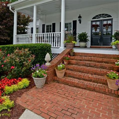 If you're looking for landscaping ideas in the front yard, the first thing you should do is determine what sorts of features would work well with your home. Brick Steps Design | Garden & Yard | Pinterest | Brick ...