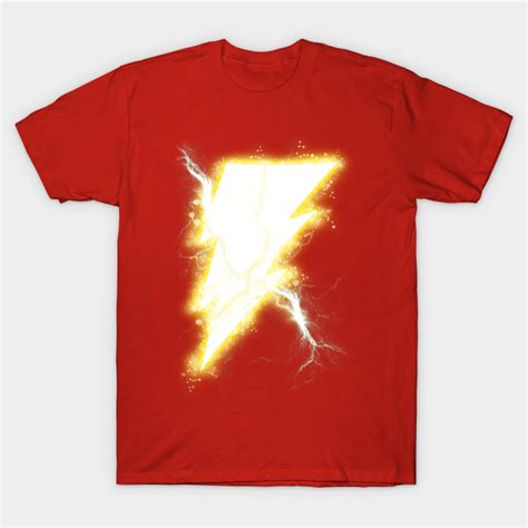 Shazam Lightning Bolt Shazam Camiseta Teepublic Mx