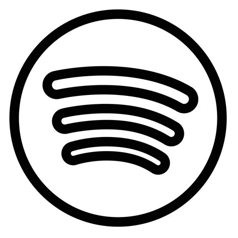 Black Spotify Icon 42 Free Icons Library