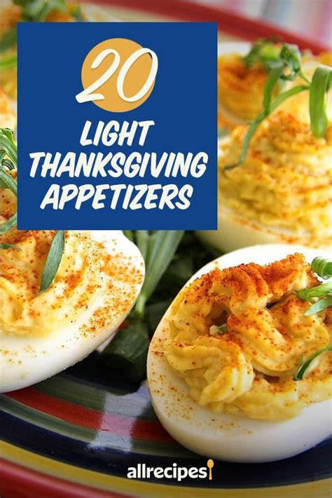 20 Light Thanksgiving Appetizers To Munch On Before The Main Event