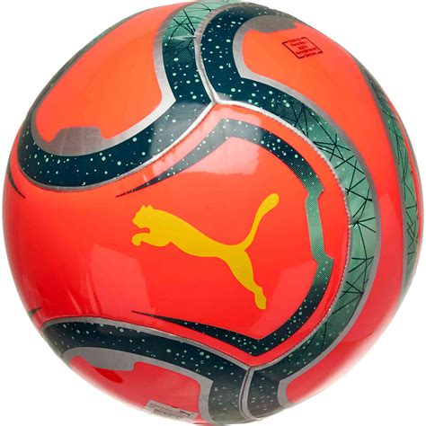 Puma Fifa Quality Beach Soccer Ball Pink Alert And Green Glimmer With