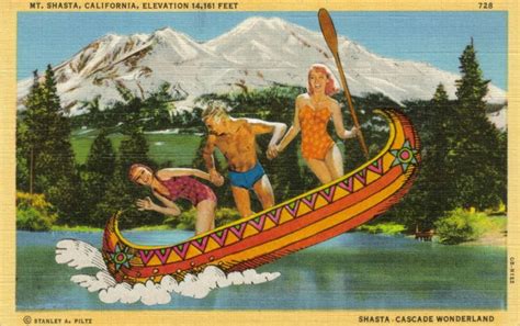 Summer Vacation Vintage California Postcard Art By Dadadreams