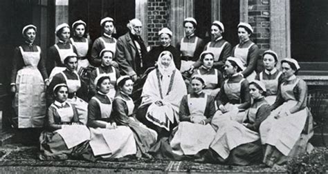 Florence Nightingale Center In Her Later Years Surrounded By