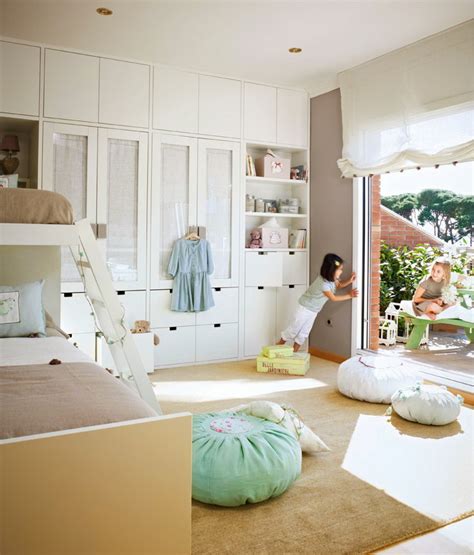 Beige And Mint Green Kids Bedroom For Two Kidsomania