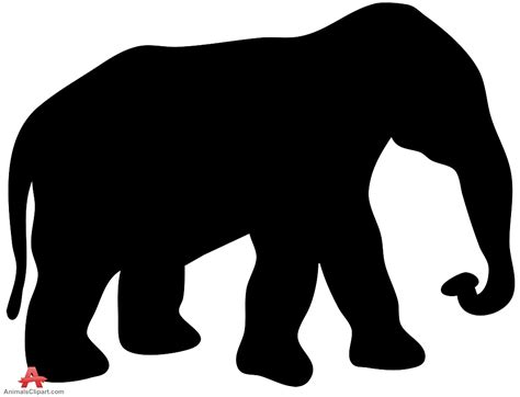 Safari Animal Silhouette Clip Art At