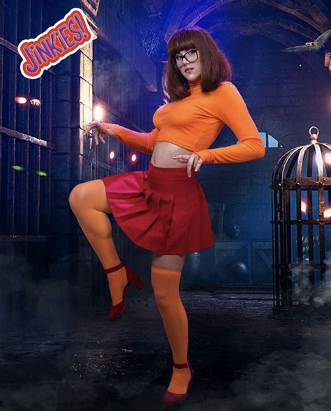 Fredymach68 Attractive Girls Velma Cosplay Velma
