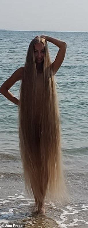 Real Life Rapunzel Reveals Fans Of Her 6ft Long Locks Ask If They Can