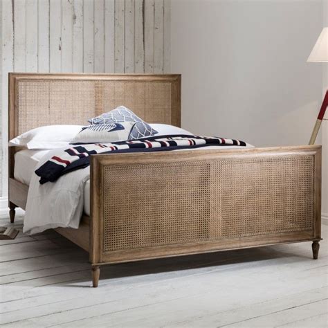 Frank Hudsons Annecy Cane Bed Has A Classic Style Rattan Headboard And