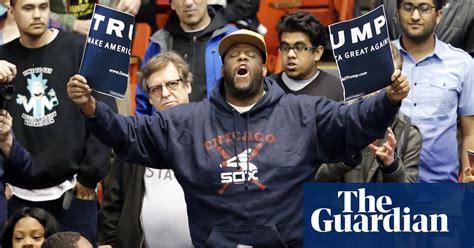 trump rally cancellation triggers protests and chaos video us news the guardian