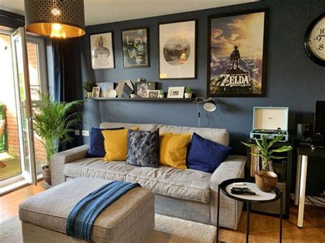Check spelling or type a new query. 10 Blue and Grey Living Room Color Ideas - Dream House