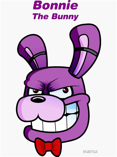 Fnaf Bonnie Sticker By Rubtox Redbubble