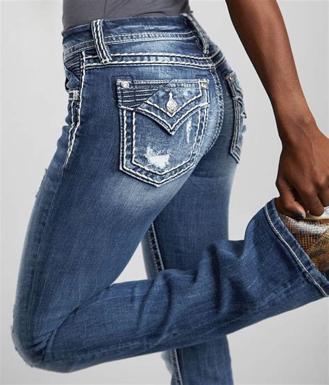 Miss Me Mid Rise Boot Stretch Jean Womens Jeans In K1124 Buckle