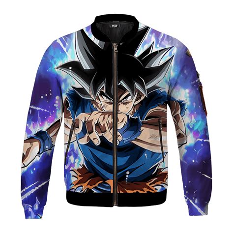 Having learned how to import models from the original budokai into budokai 3, i bring back one of my favourite alternate costumes which. Dragon Ball Z Galactic Goku Ultra Instinct Bomber Jacket ...